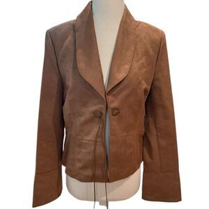 Parallel NWT Faux Suede Like Boho Embroidered Festival Jacket Womens Lg cowgirl